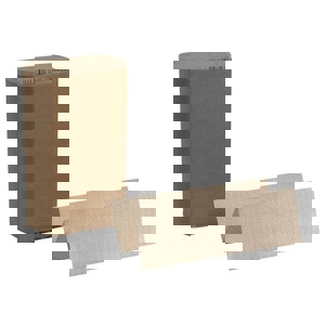 Pacific Blue Basic M-Fold Paper Towels, 1-Ply, 9.2 x 9.4, Brown, 250/Pack, 16 Packs/Carton